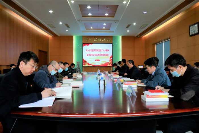深入學習宣傳貫徹黨的二十大精神奮力譜寫公司高質量發(fā)展新篇章(圖2) 深入學習宣傳貫徹黨的二十大精神奮力譜寫公司高質量發(fā)展新篇章(圖2)